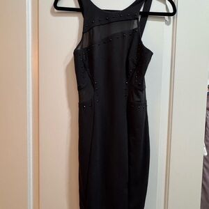 French Connection Black Backless Dress